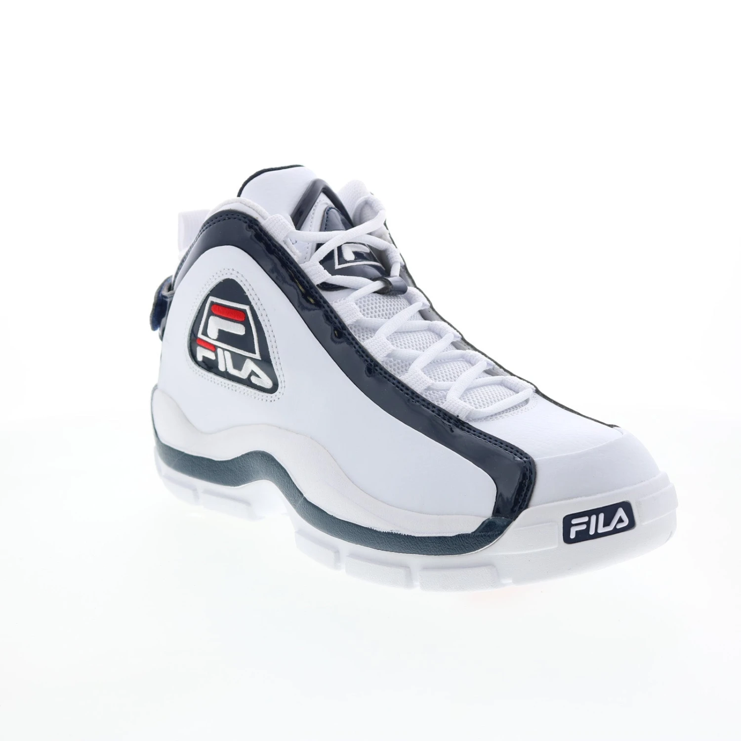 Fila Grant Hill 2 1BM00866-125 Mens White Leather Athletic Basketball Shoes - Image 2