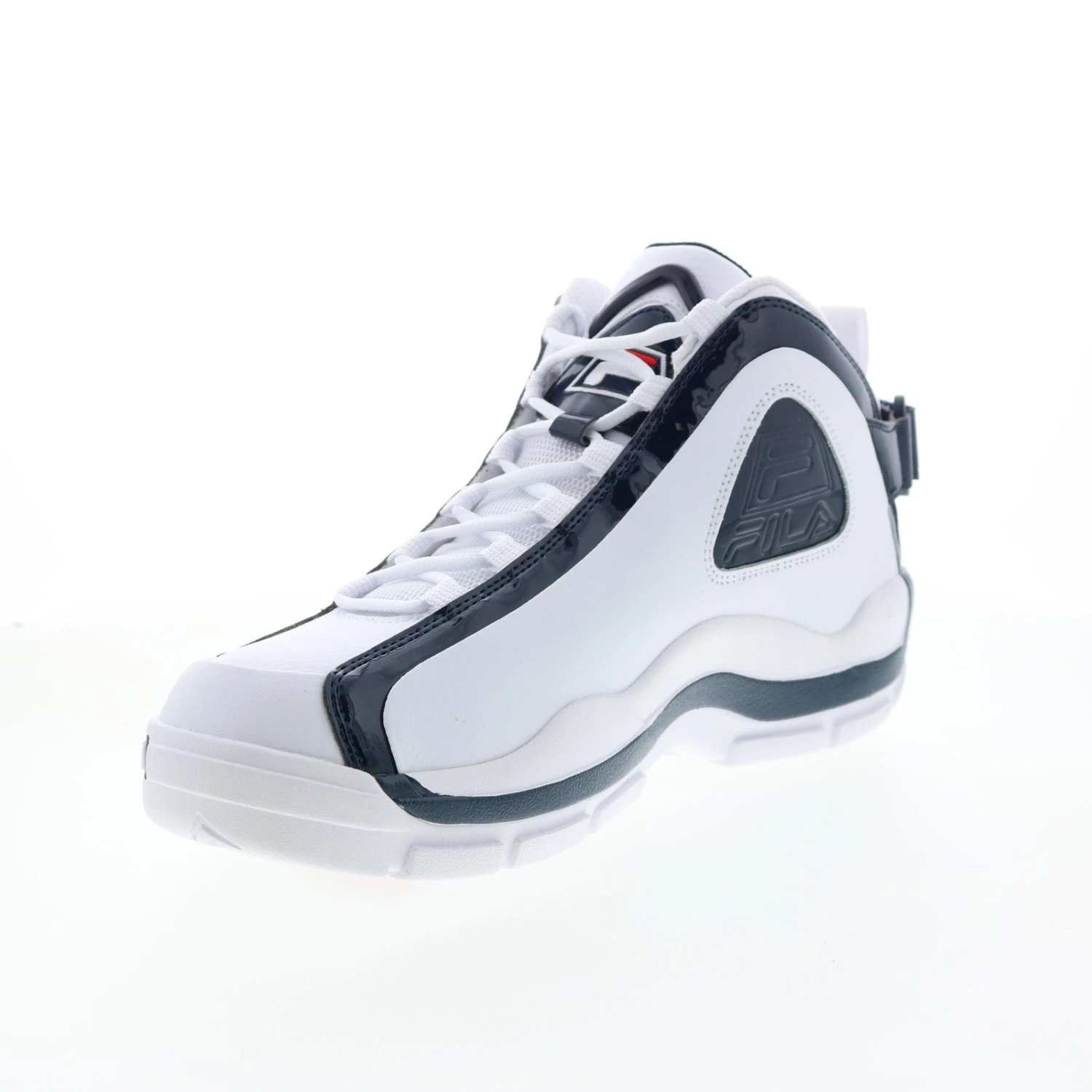 Fila Grant Hill 2 1BM00866-125 Mens White Leather Athletic Basketball Shoes - Image 4
