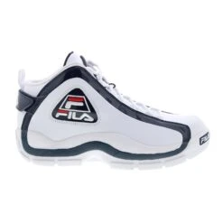 Fila Grant Hill 2 1BM00866-125 Mens White Leather Athletic Basketball Shoes