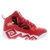 Fila Mb Night Walk 1BM01747-611 Mens Red Leather Athletic Basketball Shoes