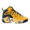 Fila MB 1BM01795-702 Mens Yellow Leather Lace Up Athletic Basketball Shoes