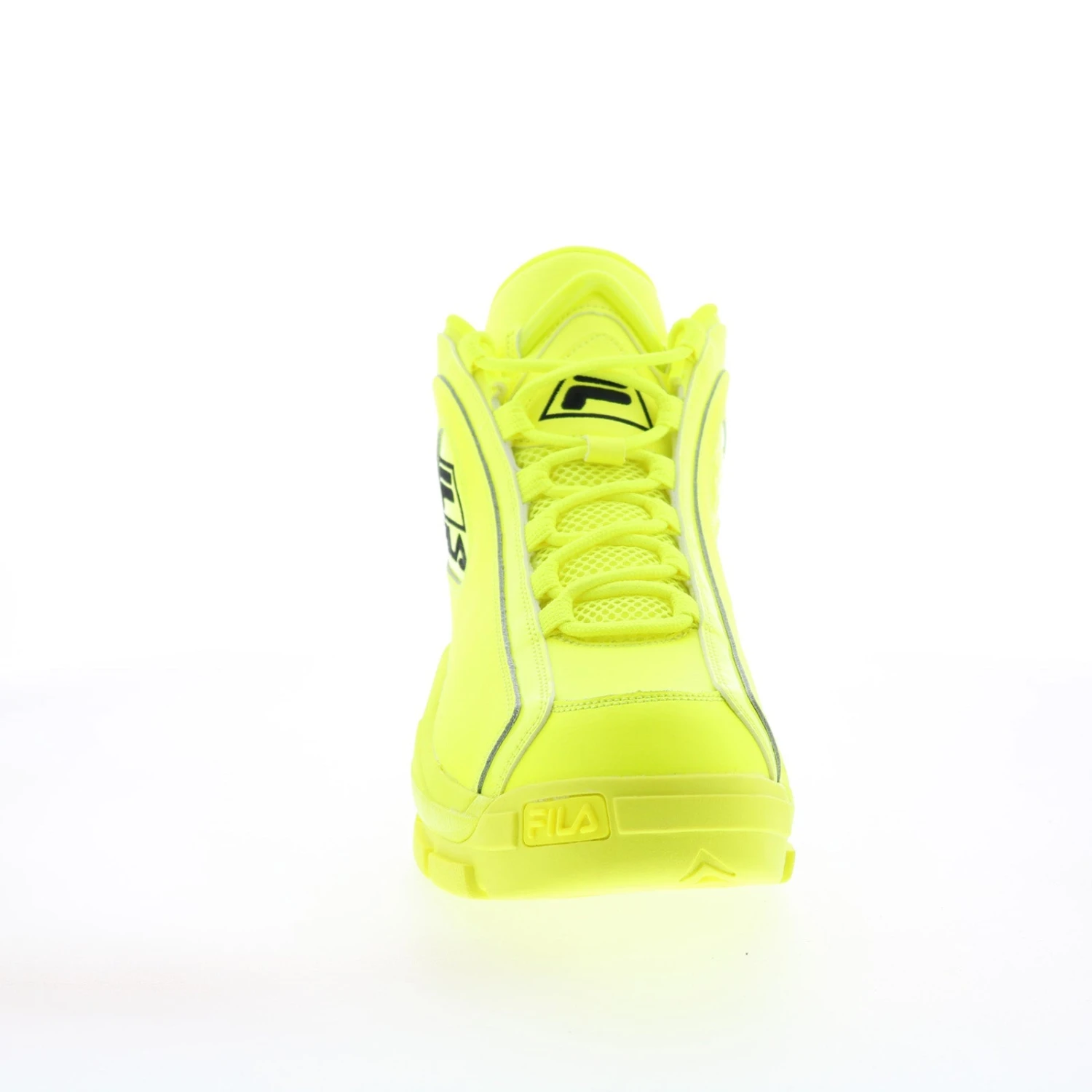 Fila Grant Hill 2 1BM01828-701 Mens Yellow Leather Athletic Basketball Shoes - Image 2