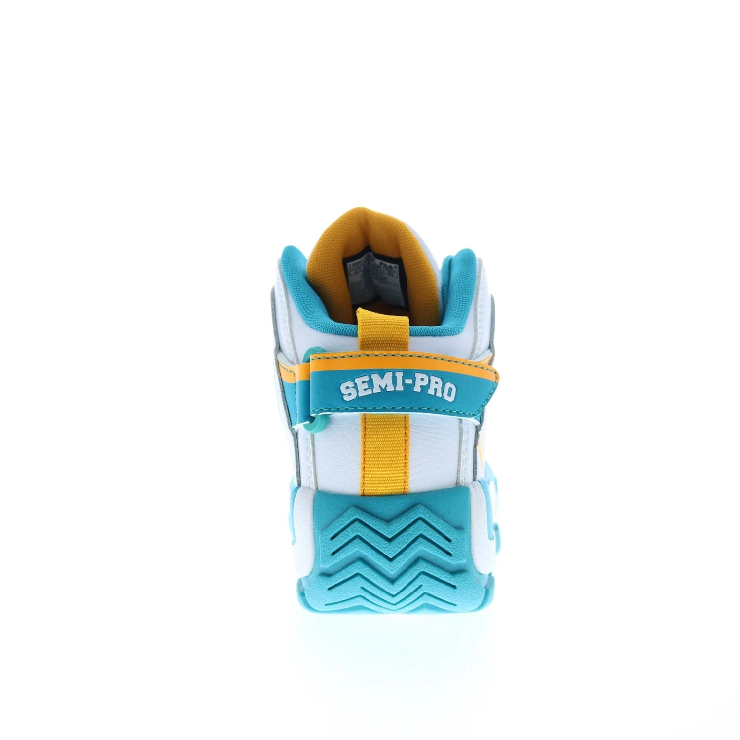 Fila Grant Hill 2 X Semi Pro Mens White Leather Athletic Basketball Shoes - Image 4