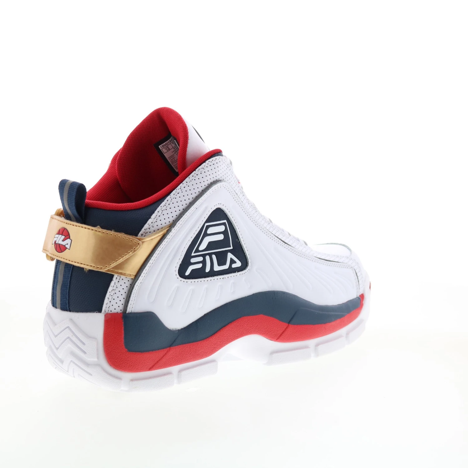 Fila Grant Hill 2 GB 1BM01847-125 Mens White Leather Athletic Basketball Shoes - Image 8