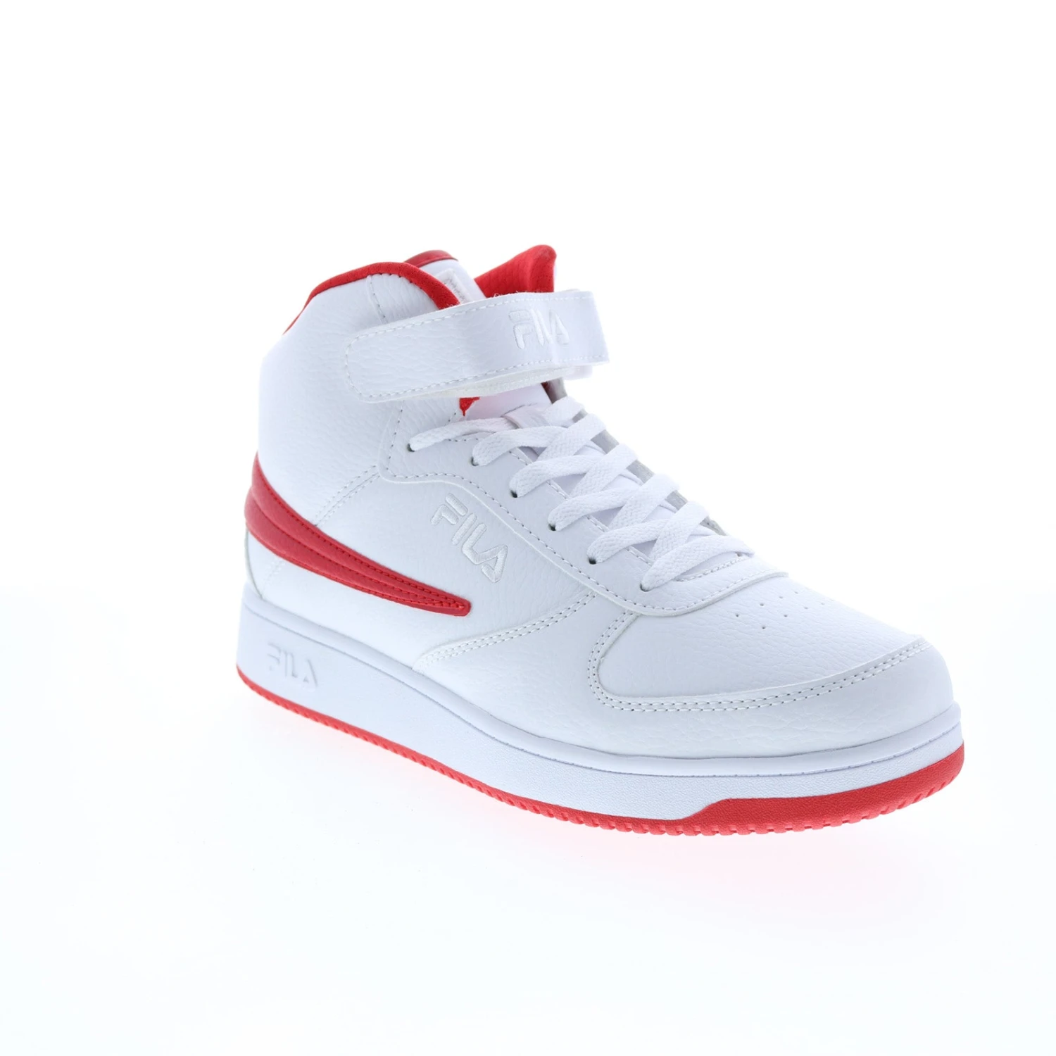 Fila A-High 1CM00540-128 Mens White Synthetic Strap Lifestyle Sneakers Shoes - Image 2