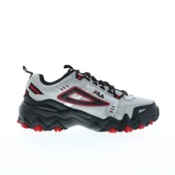 Fila Oakmont Trail 1JM01631-053 Mens Gray Leather Athletic Hiking Shoes