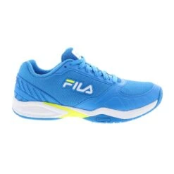 Fila Volley Zone 1PM00595-424 Mens Blue Canvas Lifestyle Sneakers Shoes