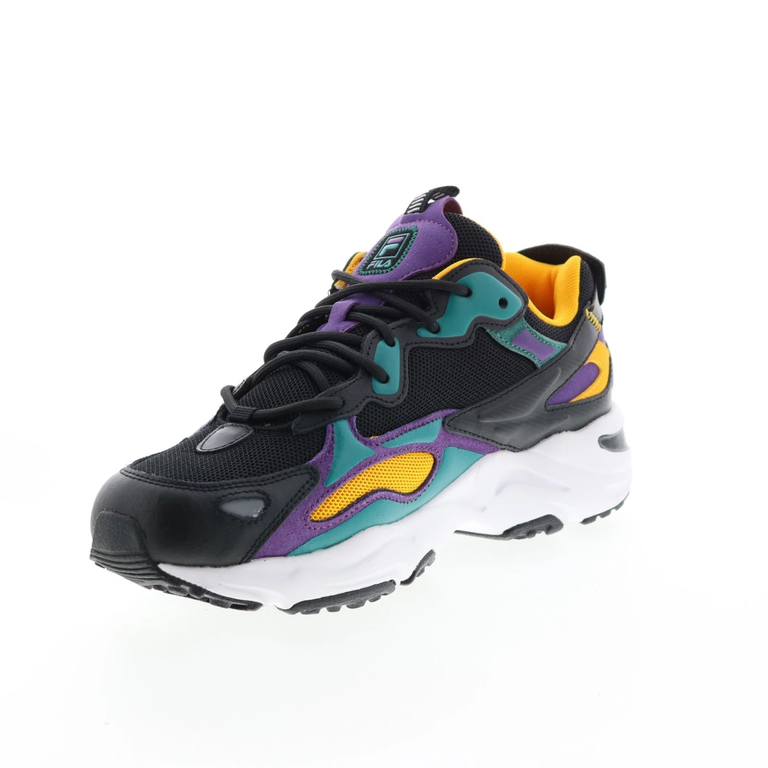 Fila Ray Tracer Apex 1RM01697-019 Mens Black Leather Lifestyle Sneakers Shoes - Image 4