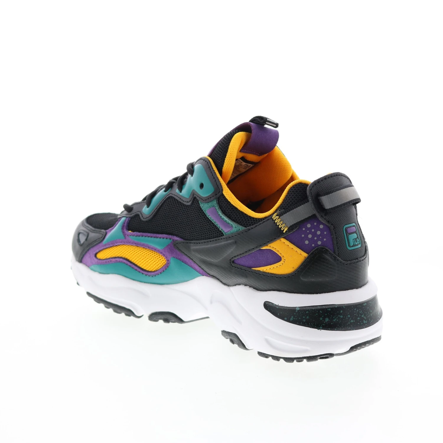 Fila Ray Tracer Apex 1RM01697-019 Mens Black Leather Lifestyle Sneakers Shoes - Image 6