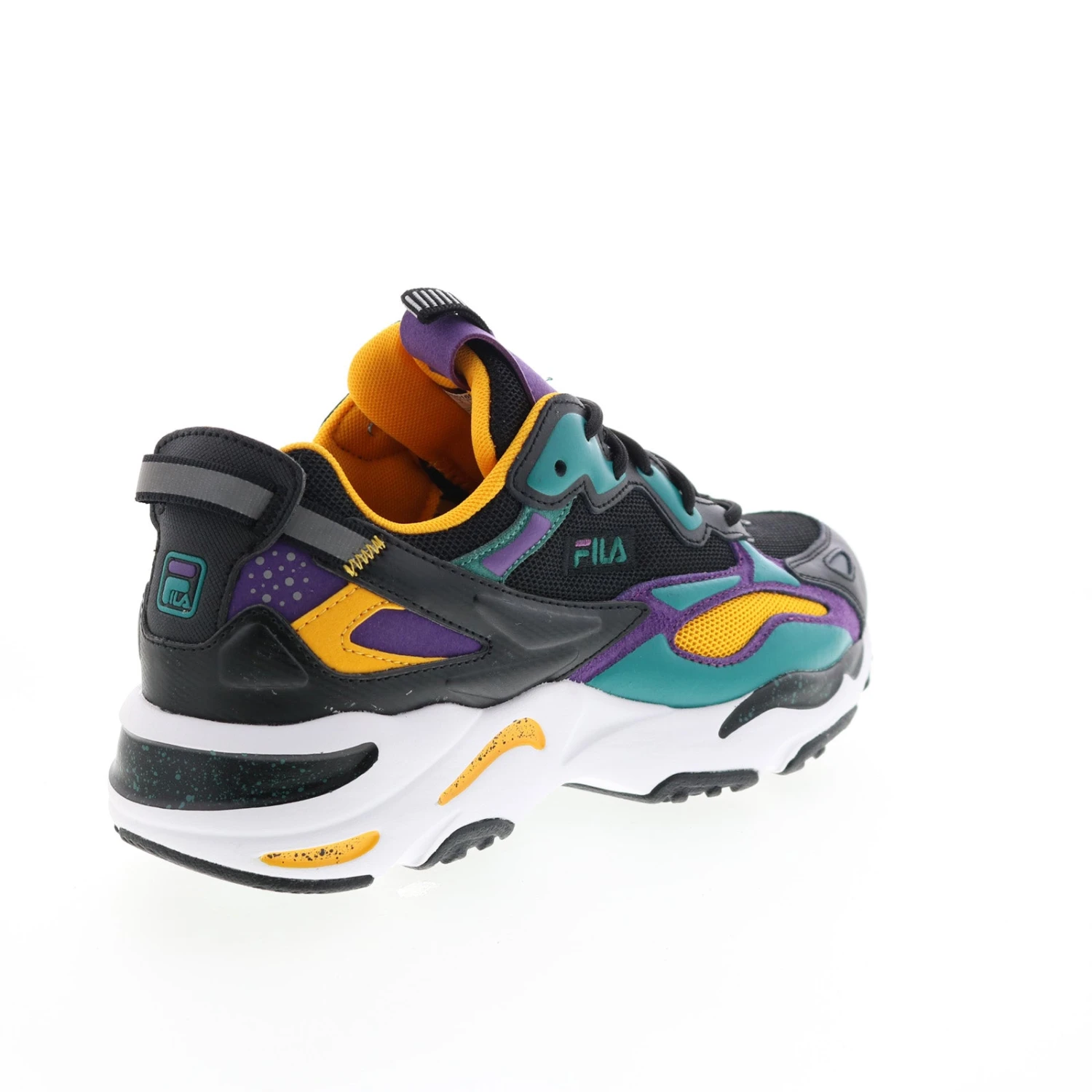 Fila Ray Tracer Apex 1RM01697-019 Mens Black Leather Lifestyle Sneakers Shoes - Image 8