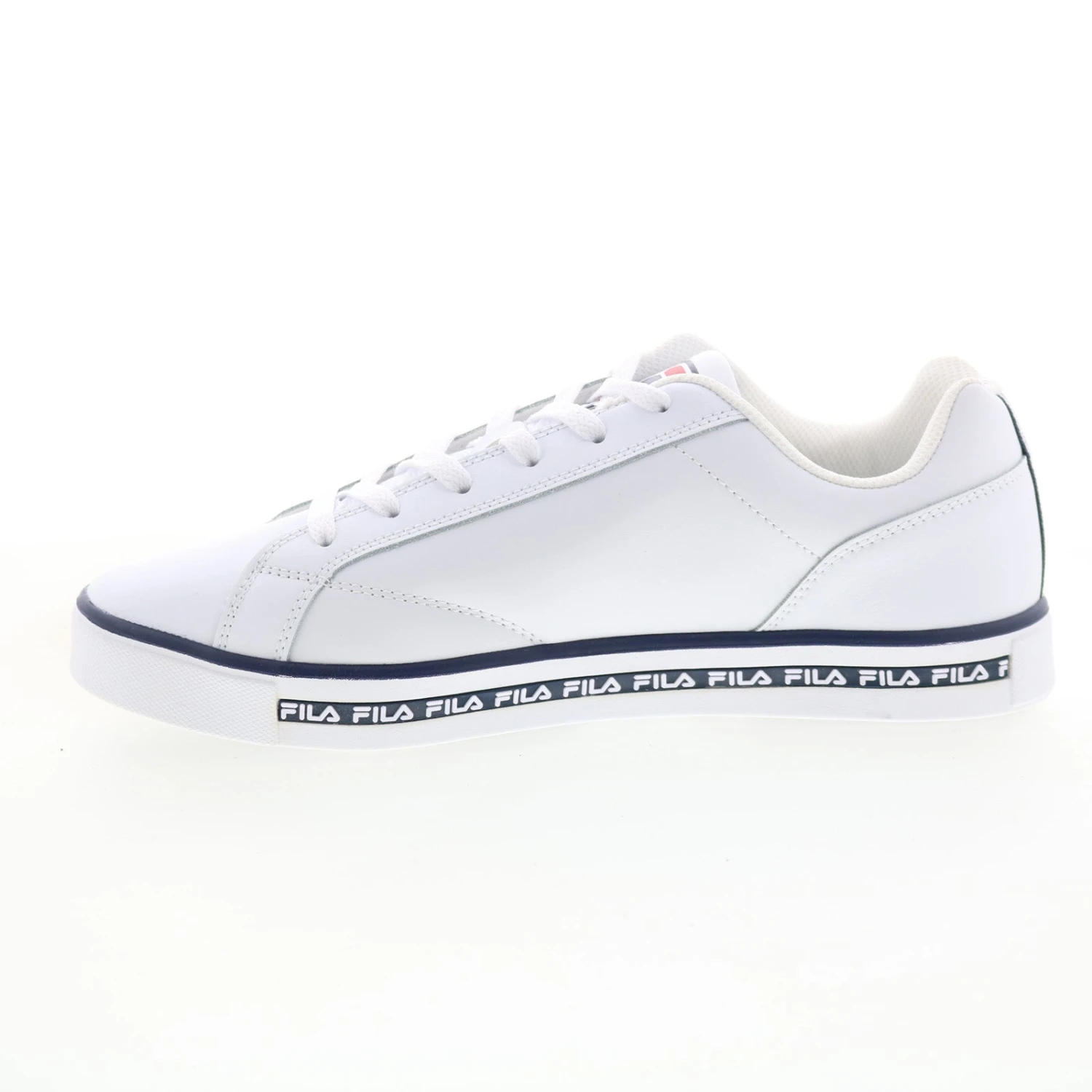 Fila Original Court Leather 1TM00086-125 Mens White Athletic Tennis Shoes - Image 3