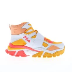 Fila Vittori 5CM01812-823 Womens Orange Leather Lifestyle Sneakers Shoes