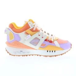 Fila Spectra 5RM01760-827 Womens Orange Leather Lifestyle Sneakers Shoes