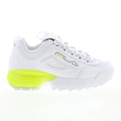 Fila Disruptor 2A 5XM01120-108 Womens White Leather Lifestyle Sneakers Shoes