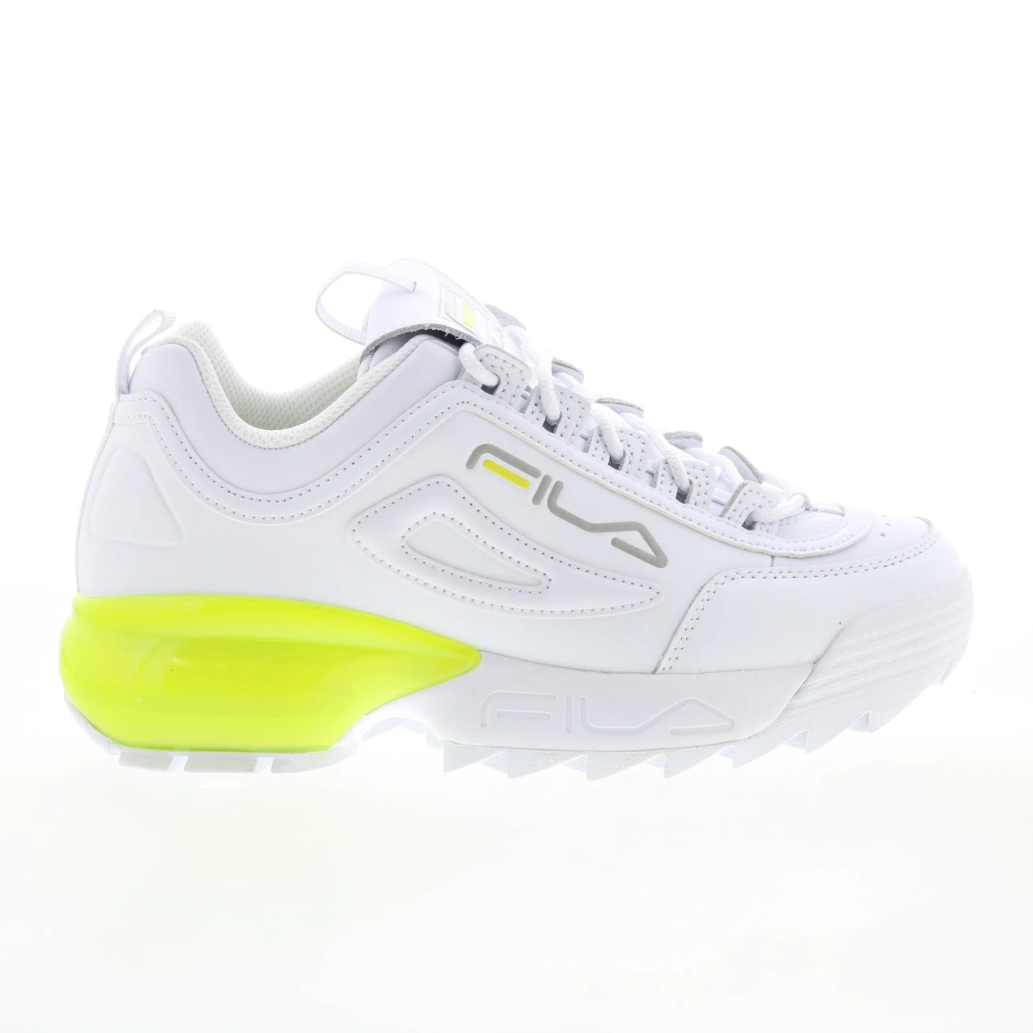 Fila Disruptor 2A 5XM01120-108 Womens White Leather Lifestyle Sneakers Shoes