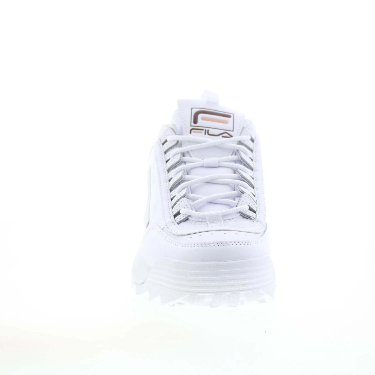 Fila Disruptor 2A 5XM01120-163 Womens White Leather Lifestyle Sneakers Shoes - Image 2