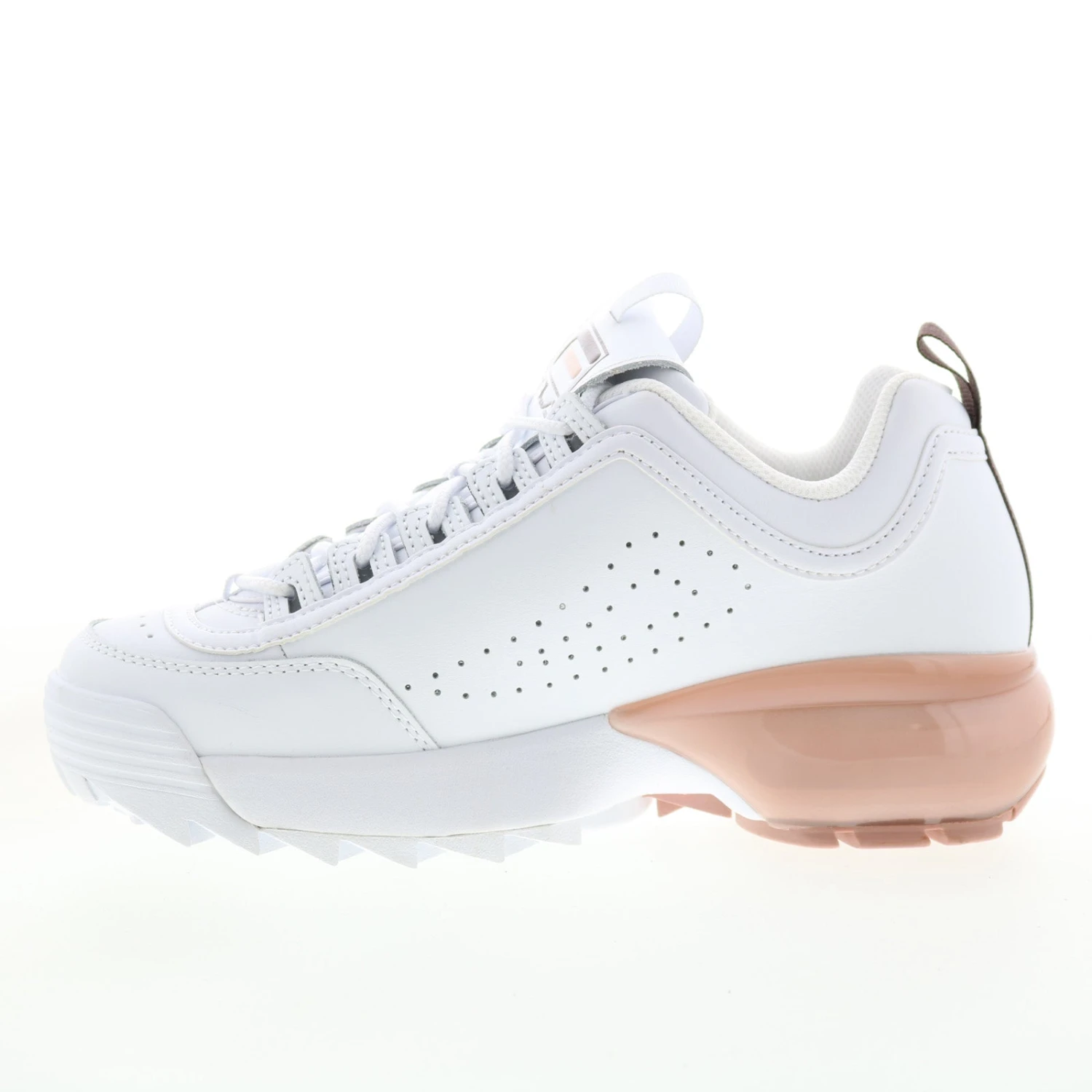 Fila Disruptor 2A 5XM01120-163 Womens White Leather Lifestyle Sneakers Shoes - Image 3