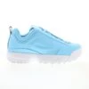 Fila Disruptor Zero 5XM01515-421 Womens Blue Leather Lifestyle Sneakers Shoes
