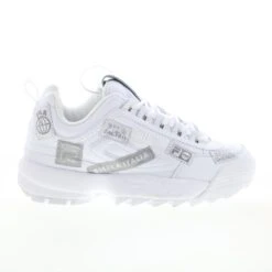 Fila Disruptor II 110th Year Anniverary Womens White Lifestyle Sneakers Shoes