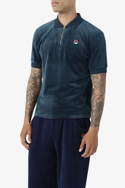 Fila Devon Velour Polo - Image 2