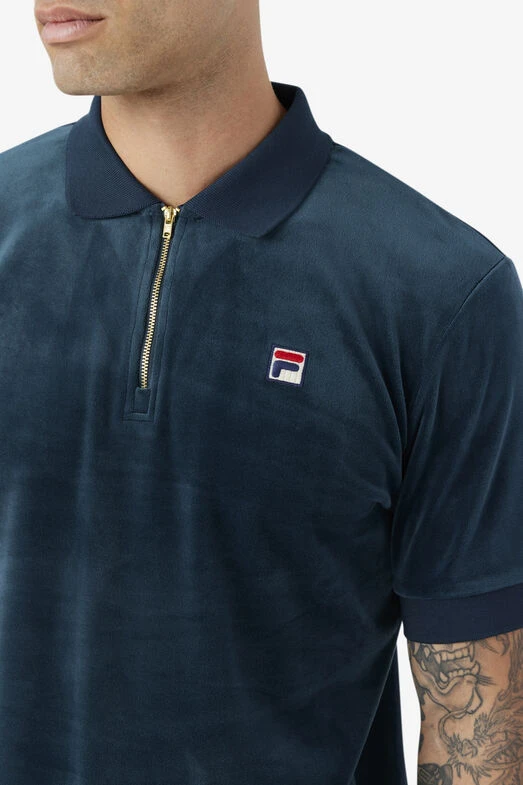 Fila Devon Velour Polo - Image 5