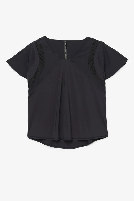 Fila Uplift Textured Short Sleeve Top